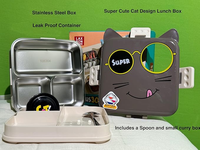 Crazy Cat Bento Lunch Box