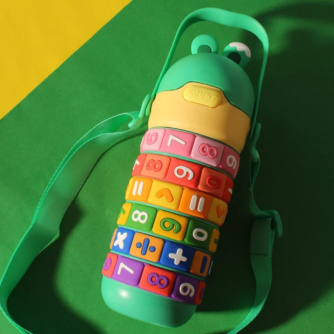 Numbers Wizard Stainless Steel Water Bottle