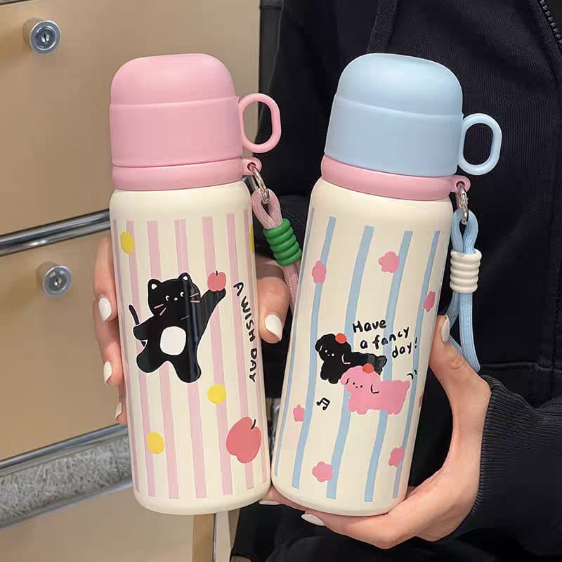 Cartoon bullet thermos Hot & Cool Bottle -550ml