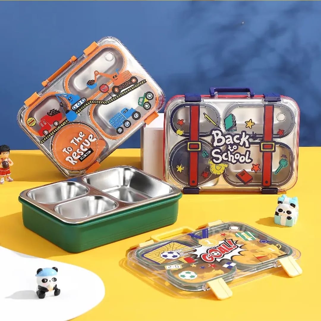 Leakproof Munchbox- 4 compartments