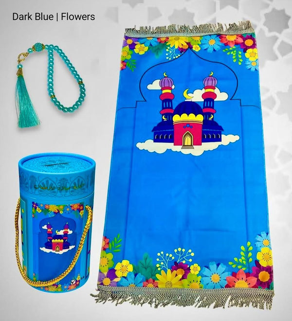 Money Box with Prayer Mat & Tasbih