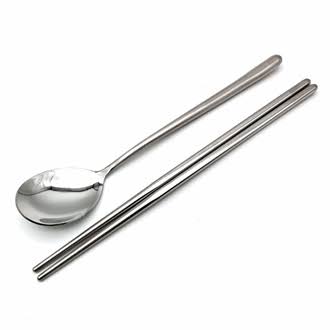 Stainless Steel Cutlery set (Spoon & chopsticks)
