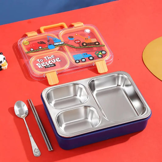 Leakproof Munchbox 3-compartment lunch box with silicone seal