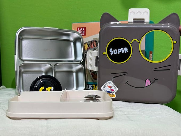Crazy Cat  Bento Lunch Box