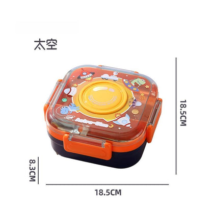 Orange Magic Dreamy Lunchbox + Rotatable Wizard Water Bottle