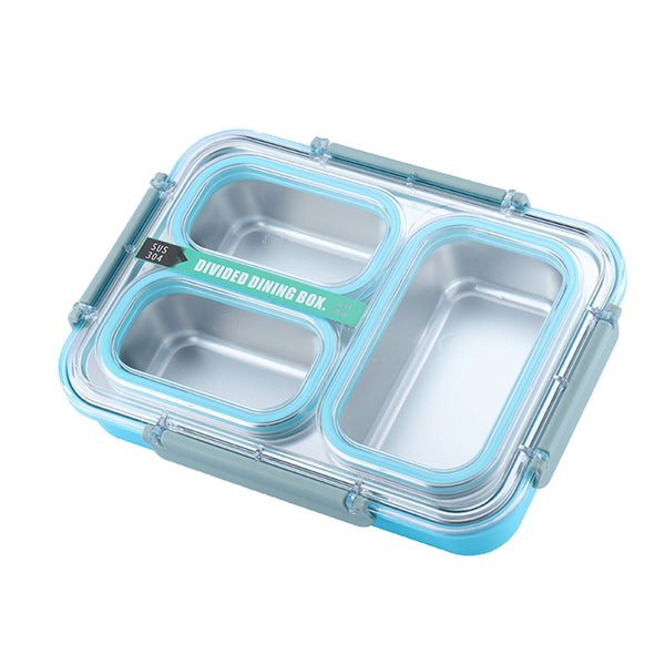 Bentobliss Back to School Bundle — Blue (Dinosaur Bottle + Leakproof Lunchbox)