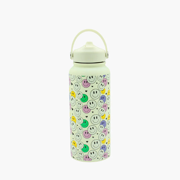 Cute Pattern Stainless Steel Water bottle - 1 litre