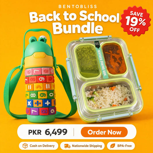 Bentobliss Back to School Bundle — Leakproof Bento Lunch Box + Wizard Water Bottle