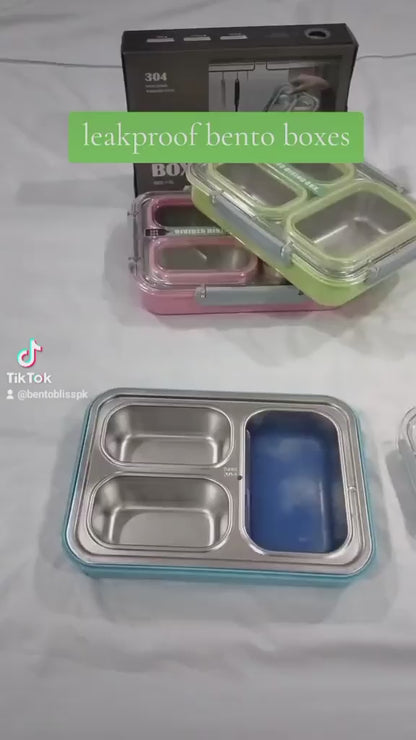 3-Compartment Leak Proof Bento Box