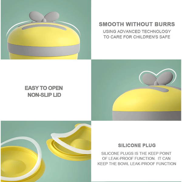 YOBOX Baby Feeding Bowl Set - Stainless Steel