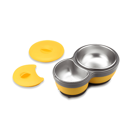 YOBOX Baby Feeding Bowl Set - Stainless Steel