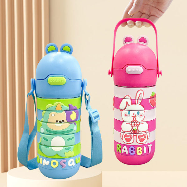 Rotatable Wizard Hot and Cool Stainless Steel Water Bottle