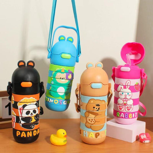 Cartoon Wizard Hot an Cool Stainless Steel Water Bottle