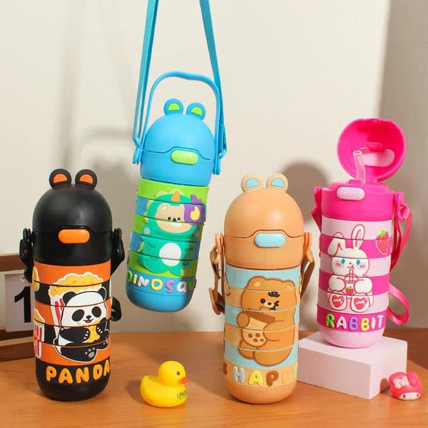 Rotatable Wizard Hot and Cool Stainless Steel Water Bottle