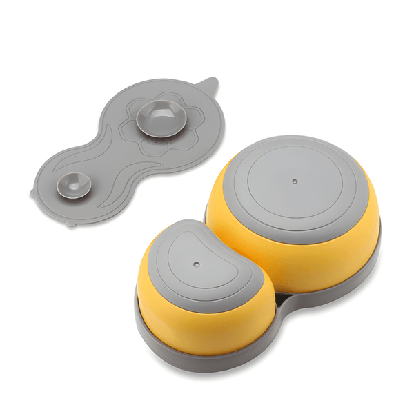 YOBOX Baby Feeding Bowl Set - Stainless Steel