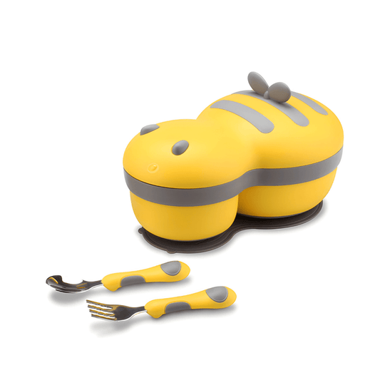 YOBOX Baby Feeding Bowl Set - Stainless Steel