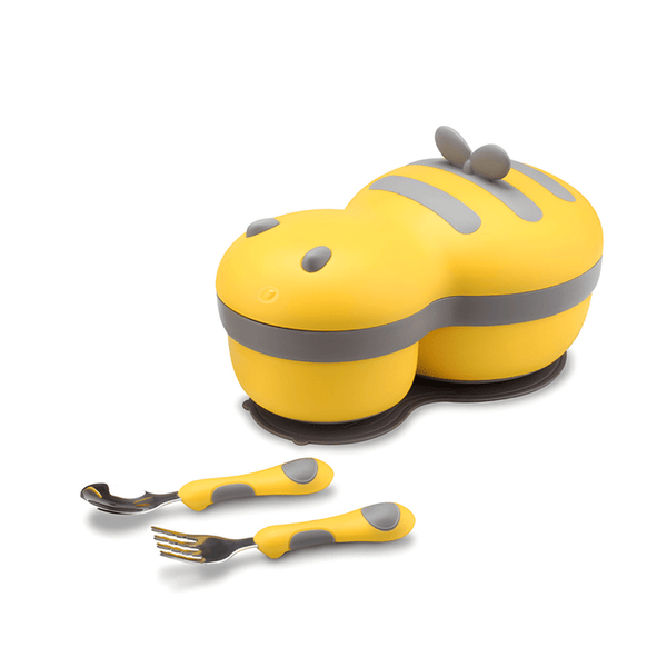 YOBOX Baby Feeding Bowl Set - Stainless Steel